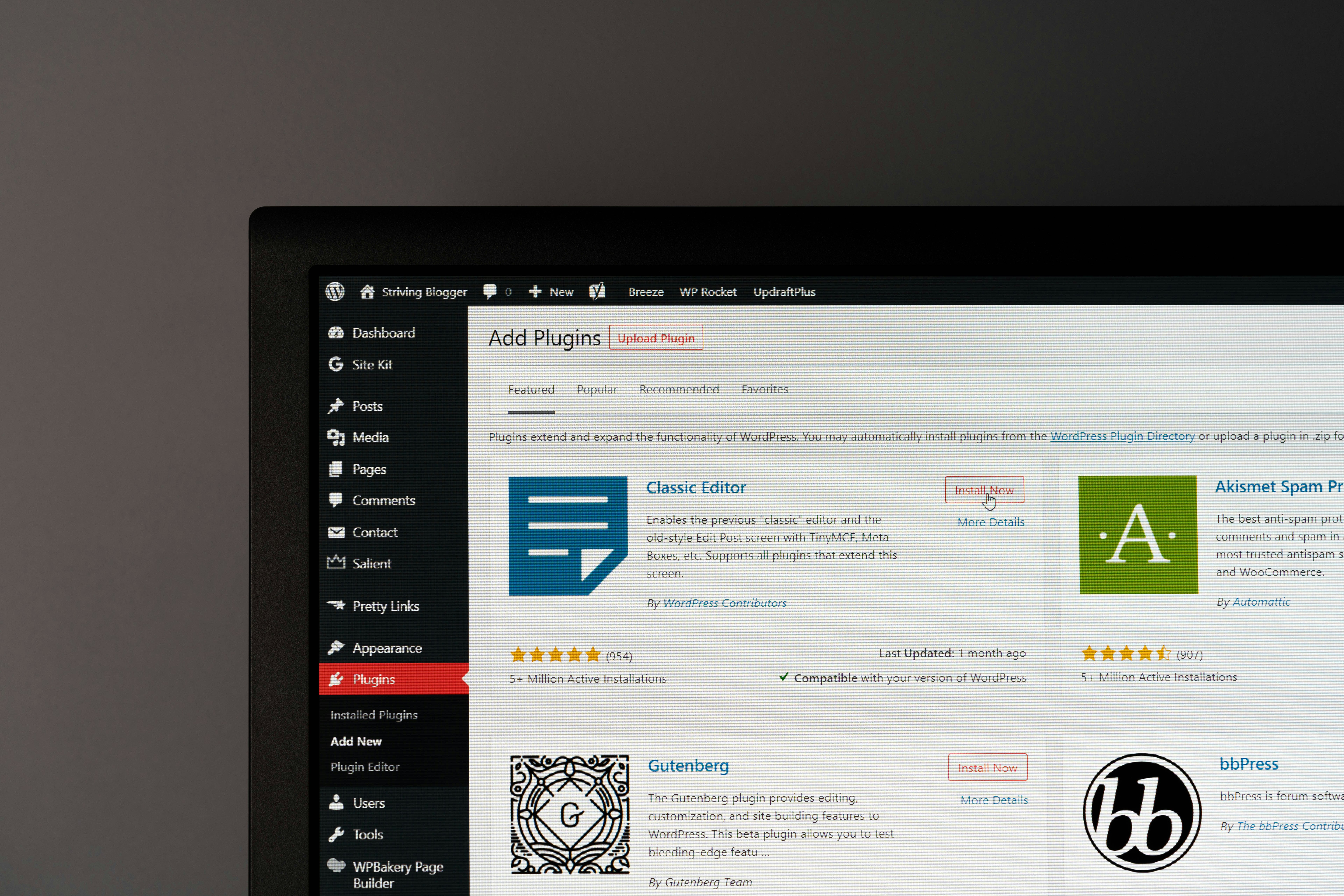 WordPress Content Management System